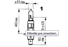 OSRAM Žárovka H1 12V 55W Ultra life