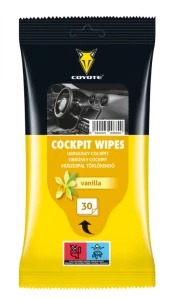 Coyote  čistící ubrousky Cockpit vanilka