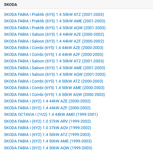 Alco  Olejový filtr  