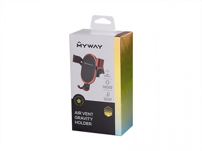 MYWAY Držák telefonu červený